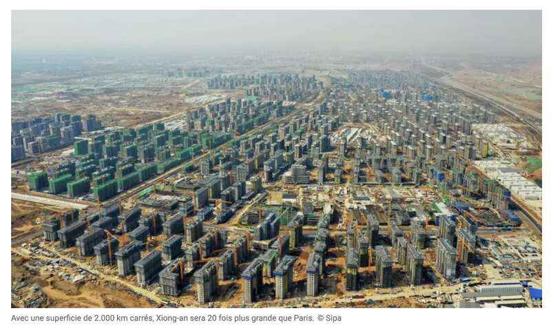 中国在距北京100多公里的雄安新区建大型火车站
